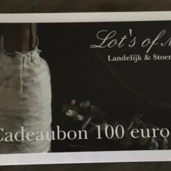 Cadeaubon 100 euro