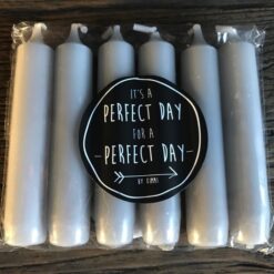 Short dinerkaarsen Cool Grey Rustik Lys Landelijk Woonaccessoires Stoer Sober