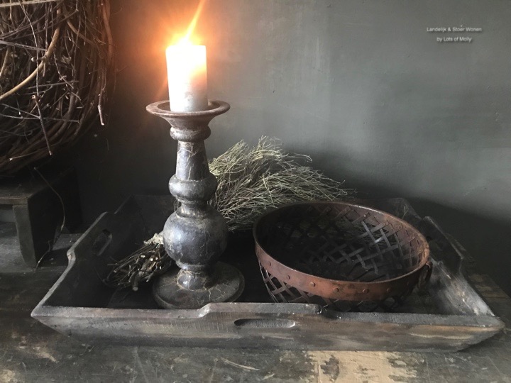 Stoere metalen mand met oren