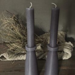 Sculpture kaars dark grey Landelijk Woonaccessoires Stoer Sober