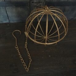 Set van 3 goudkleurige ijzeren ballen