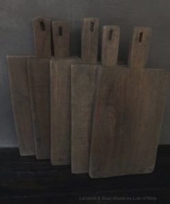 Choppingboard gemaakt van oud hout, Aura Peeperkorn