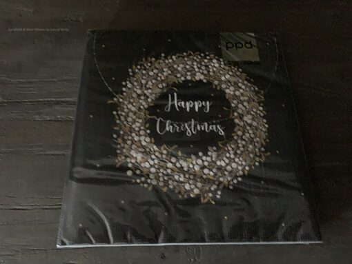 Papieren servet Merry Xmas