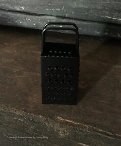 Mini rasp voor amberblokjes zwart