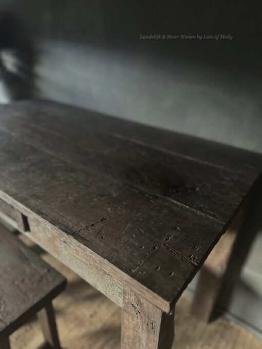 Oud houten bureau/tafel Old Farm Aura Peeperkorn