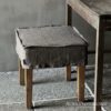 Hocker/poef/kruk van Aura Peeperkorn Taupe