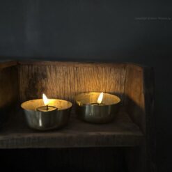 Waxinehouder brass