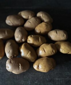set van 9 kleine kunst aardappelen