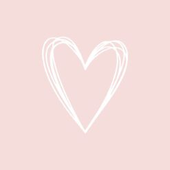 Papieren servet Pure Heart Rose Landelijk Woonaccessoires Stoer Sober