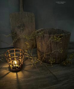 Oud houten Ukhali pot Aura Peeperkorn