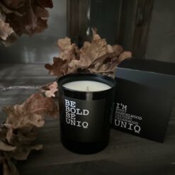 Geur kaars Bold Be-Uniq Musk, Sandelwood Leer Cedarwood Landelijk Stoer Sober Wonen Lots of Molly