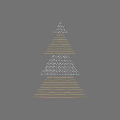Papieren servet antraciet Pure Christmas tree Landelijk Woonaccessoires Stoer Sober