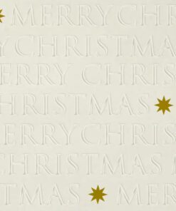 Papieren servet taupe Merry Christmas Landelijk Woonaccessoires Stoer Sober