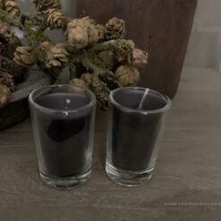 votive kaarsjes zwart Landelijk Woonaccessoires Stoer Sober
