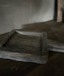 Vergrijsd houten bajot steel Landelijk Woonaccessoires Stoer Sober
