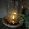 Glazen windlicht metal chips Woonaccessoires Stoer Sober