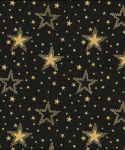 Ambiente Paper Napkin Night Sky Gold Black