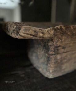 Oud houten vijzel Luksa Landelijke Woonaccessoires