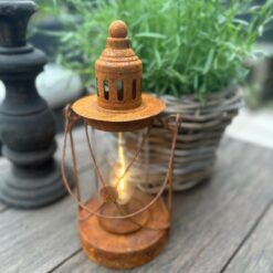 Metalen Tafellamp Roest 01