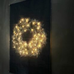 Wanddoek Krans Led 03