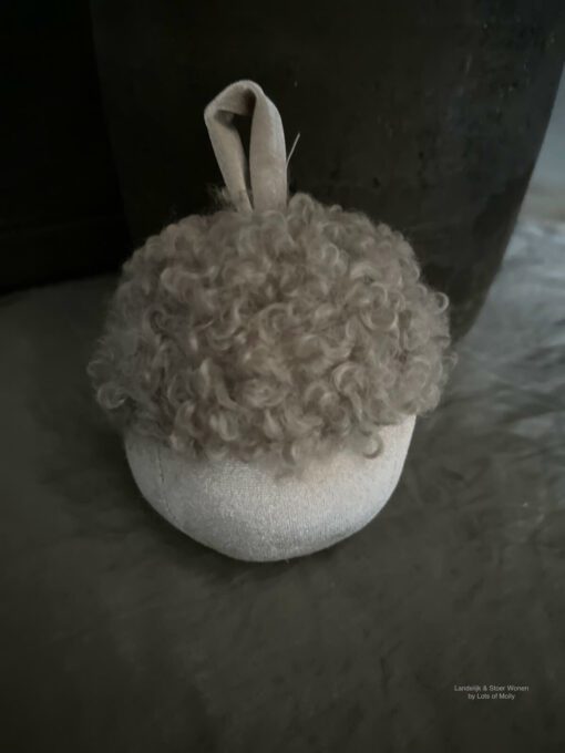 Decoratie Eikel Fluweel 15 01