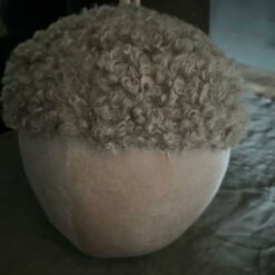 Decoratie Eikel Fluweel 25 01