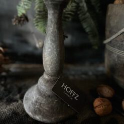 Oud Houten Kandelaar Hoffz 02