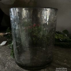 Glazen Windlicht Stone 18