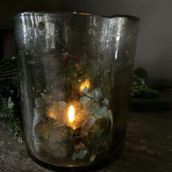 Glazen Windlicht Stone 18