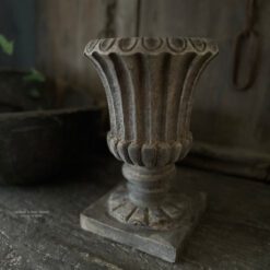 Houten pot kartika gegraveerd luksa 02