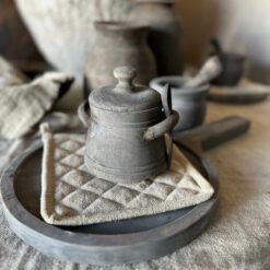 Houten potje deksel lepel aura peeperkorn 03