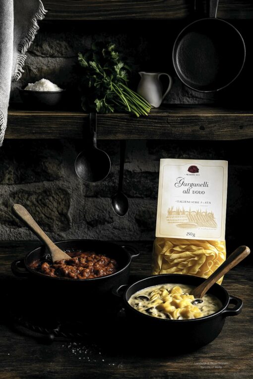 Italiaanse pasta garganelli all’uovo