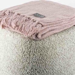 Plaid cosy zacht roze 150x200 01