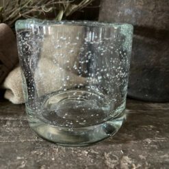 Glazen windlicht bubbels hoffz 02