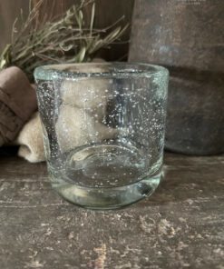Glazen windlicht bubbels hoffz 04