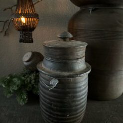 Houten kruik deksel Nepal Hoffz 4