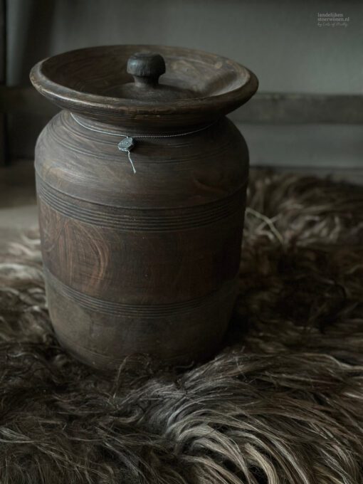 Houten kruik nepal hoffz 10 02