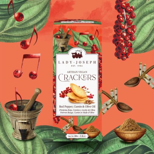 Lady joseph rode peper komijn en olijfolie crackers 03
