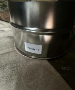 Outdoor kaars in blik pistache 03