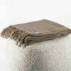 Plaid cosy beige 130x160 01
