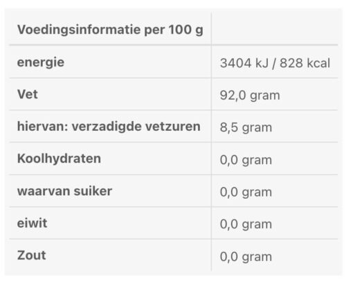 Voedingswaarde oma s kruidenkeuken knoflook