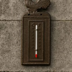 Gietijzeren thermometer 01
