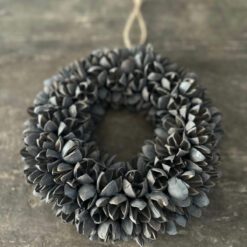 Krans bakuli d20 donker grijs 03
