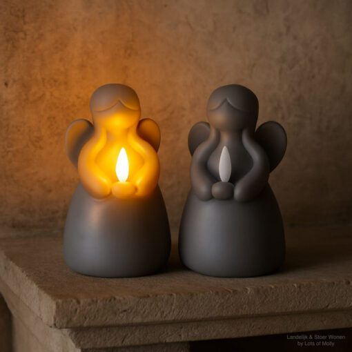 Led wax kaars engel 02