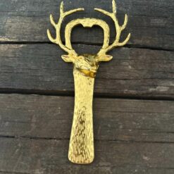 Gouden flessenopener rendier 03