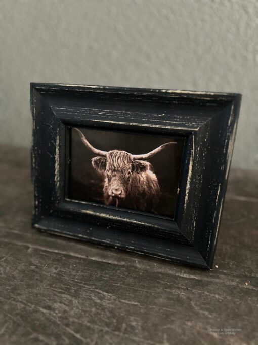 Houten fotolijst hooglander klein