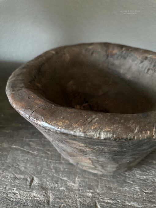 Vijzel houten pot india luksa 03