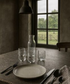 Bestek mat zwart 01