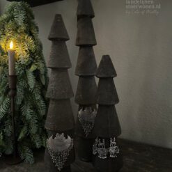 Hout Kerstboompje Ketting