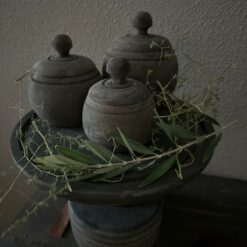 Houten plateau op voet aura peeperkorn 03
